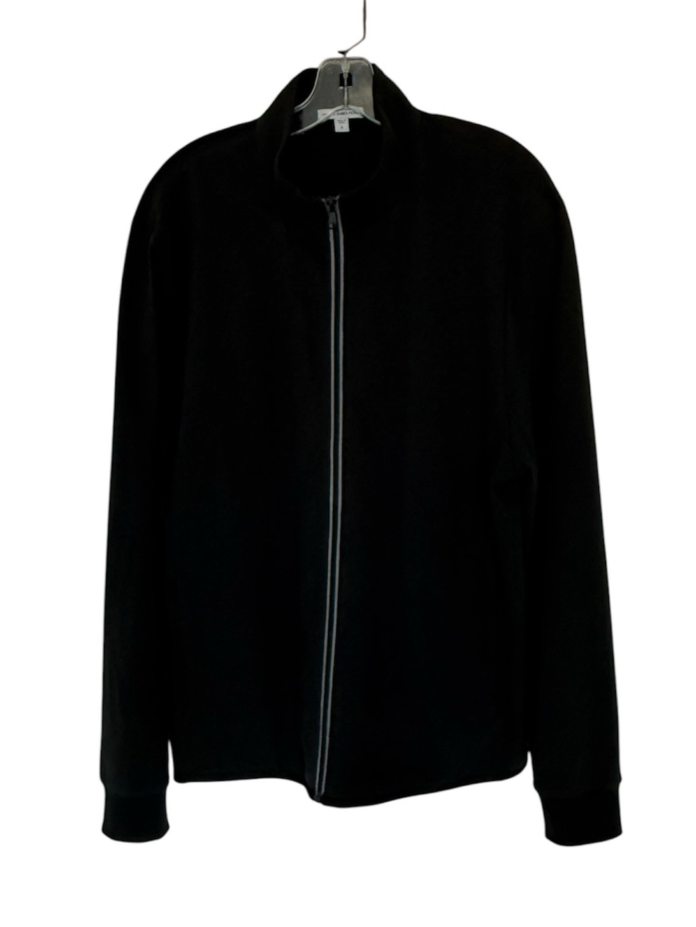 James Perse Black ‘Estilo’ Men’s Contrast Zip Jacket